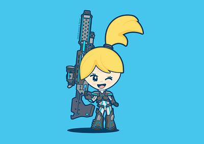 Nova Terra (X41822N) character cute girl heroes of the storm illustration nova terra starcraft x41822n x41822n