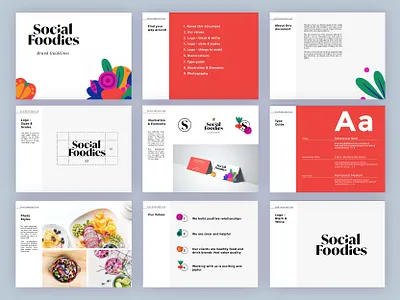 Social Foodies Branding branding food brand identity design logodesign logotype