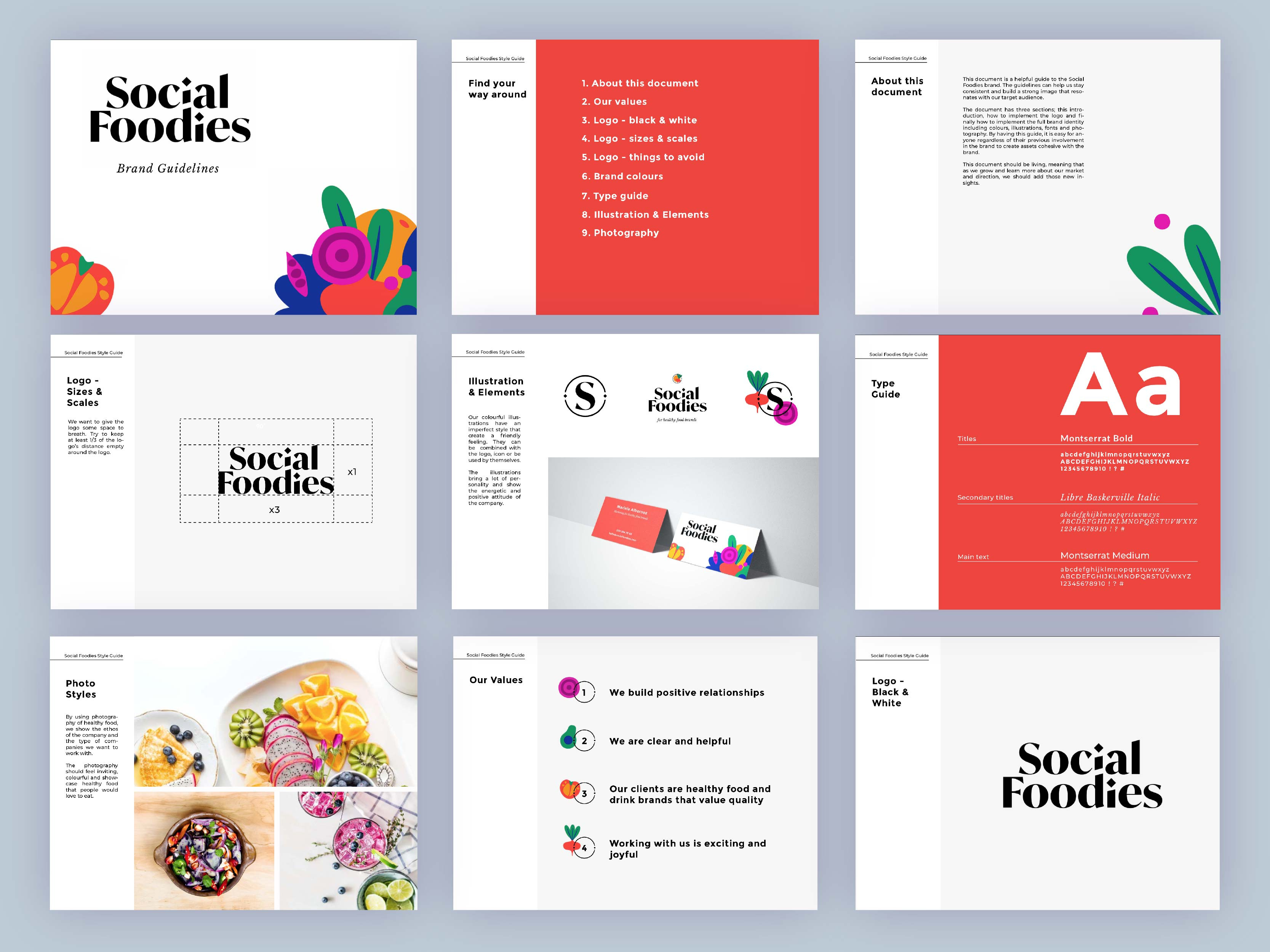 Example of Social Foodies Branding