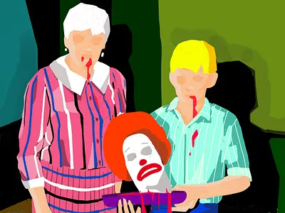 happy meal animation illustration wallpaper
