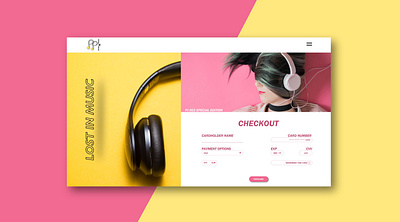 Headphones Checkout dailyui dailyui 002 logo typography ui ui design ux web web design webdesign