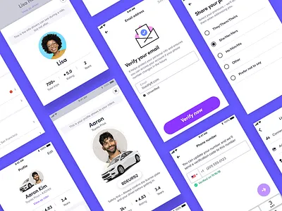 Lyft- A new user profile for rider and driver lyft product design profile setting ux