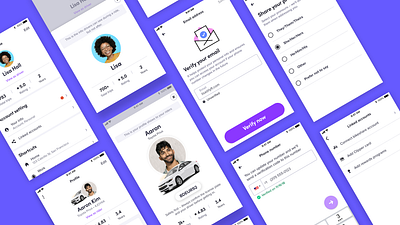 Lyft- A new user profile for rider and driver lyft product design profile setting ux