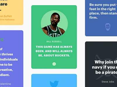 Quote cards figma minimal quotes