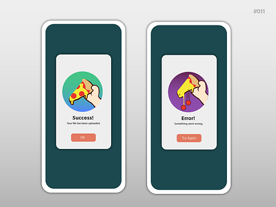 Daily UI #011 Flash Message app design illustration ui