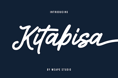 Kitabisa Monoline Script branding calligraphy font hand lettering illustration lettering logotype minimalist monogram logo monoline type design typedesign typography