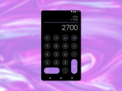 Daily UI #004 - Calculator 004 app calculator daily daily ui daily ui challenge dailyui dailyuichallenge figma ui