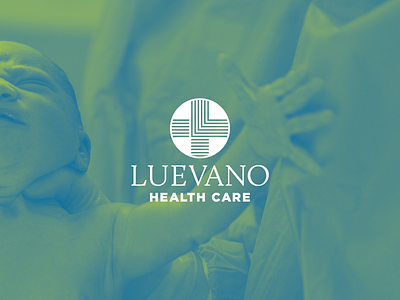 Luevano Healthcare baby branding doctor healthcare logo