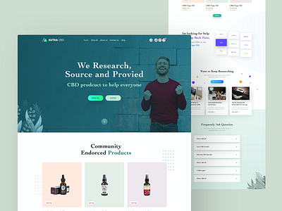 Sutra CBD Website Design cart design ecommerce page shop shopping ui ux web