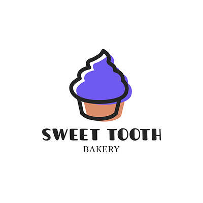 50 Days, 50 Logos, Day 18: Create a cupcake logo. affinitydesigner bakery branding cupcake daily logo challenge dailylogochallenge design dlc logo logo challenge logochallenge vector