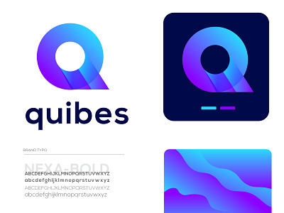 quibes branding brand and identity brand identity business digital businesses gradient internet logo agency logo brand morden pattern design q logo q mark q monogram recent logo startups successful talent technology unique ventures