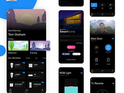 Smart Home Mobile Application automation homeautomation smart device smarthome