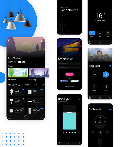 Smart Home Mobile Application automation homeautomation smart device smarthome