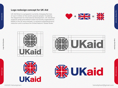 UKaid - proposal aid brand design brand designer branding flag logo heart logo icon identity design identity designer logo logo design logo design concept logo designer logotype mark organization typography uk united kingdom wordmark