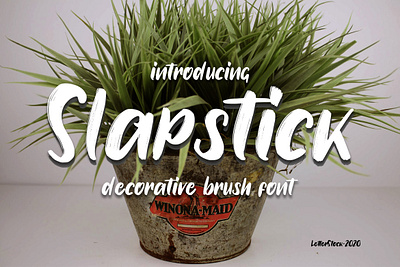 [FREEFONT] Slapstick - Decorative Brush Font design font font bundle font design fonts lettering logo logo font typeface typography