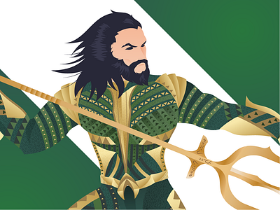 King of the Seven Seas adobe aquaman dc dccomics design dribbble follow graphicdesign illustration justiceleague releasethesnydercut shot vector
