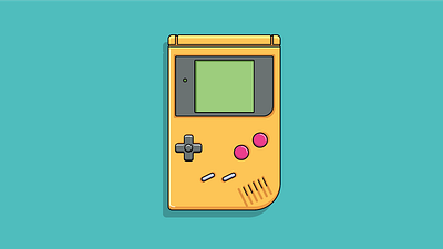 Gameboy branding design gameboy gameboy color illustration vector