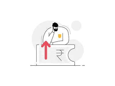 Uh-oh! The price has increased 😞💵 characters humans illustration money price product sad sad face