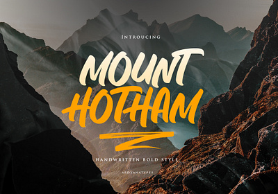 Mount Hotham branding design font logo type typography web