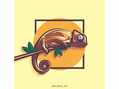 Chameleon Toon animal cartoon coreldraw design graphicdesign illustration indonesian lineart logo photomanipulation vector