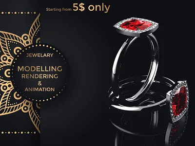 Jewelry 3d art 3dmodel 3ds max animation design fiverr fiverr.com fiverrgigs jewelery job model photoshop realistic rendering work