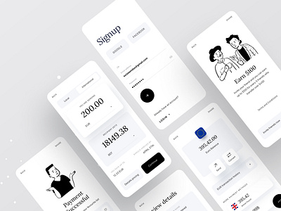 Money transfer | A Better Way to Handle Your Money app design app design icon ui web ios guide branding dribbble dribbble best shot dribbble trending minimal app money money app money management money transfer ofspace payment payment app payment form payments paypal revolt transferwise