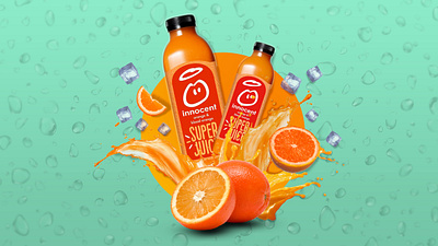 Advertising Innocent Drink branding design