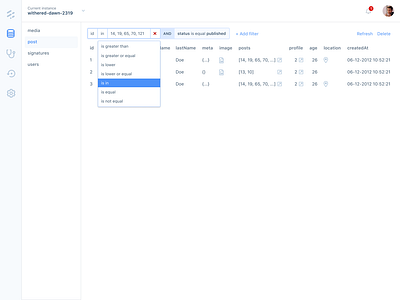 Database client syncano desktop