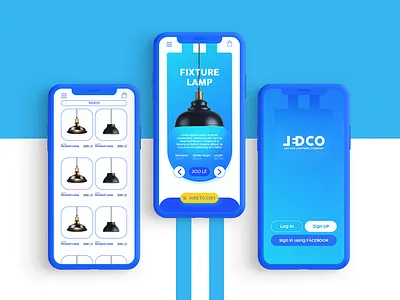 LEDCO Store UI branding lightning logo shop store store app ui