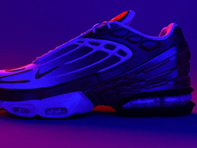 Nike air max plus 3d illustration maya modeling nike nike air nike air max nike running nike shoes render shoe