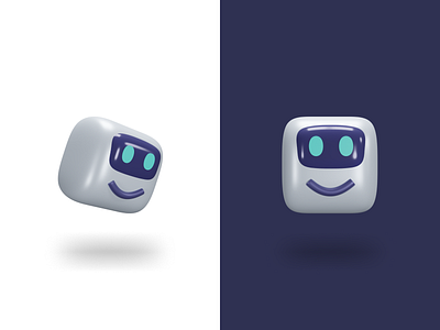 Mascot - 3D 3d 3d illustration bot c4d illustration interface design logo mascot robot ui ux