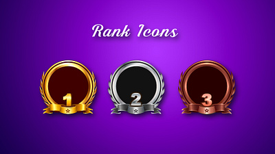 Rank Icons app game art game design game ui graphic design icon design illustration logo ui ux