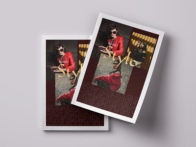 Style branding design flat illustration magazine magazine cover magazine design typography