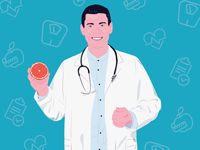 Nutritionist adobeillustrator careers digitalillustration illustration nutritionist science