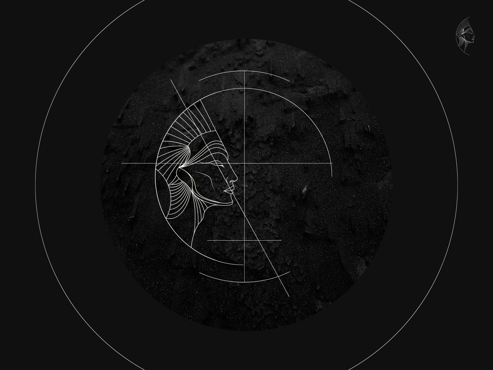 Nefertiti Logotype blackandwhite branding flat geometric logo graphic design identity illustrator lineart logo logo art logo design logo design branding logo versions luxurious minimal nefertiti vector