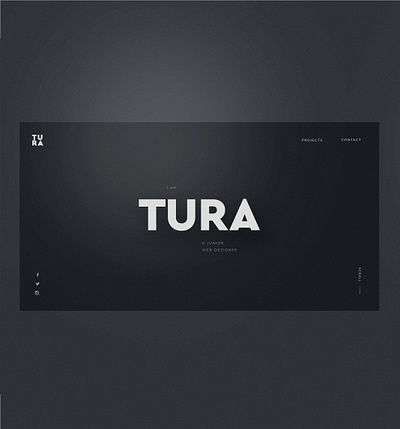 Tura black black and gold dark dark art design gradient landing landing page light minimal