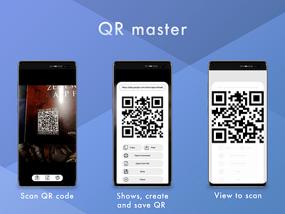 QR master android app code cordova design edit editor github html javascript js mobile qr scanner scanning ui ux