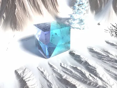 Ice cube c4d octane