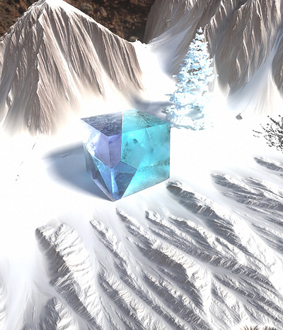 Ice cube c4d octane
