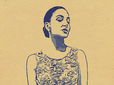 Elli Avrram art sketch