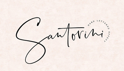 Santorini Signature Script Font branding calligraphy calligraphy font display font elegant font font font design fonts handlettering handwriting handwriting font handwritten font handwritten fonts lettering logo font logo fonts typeface typeface design typefaces typography