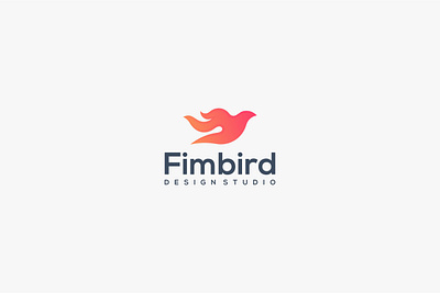 Fimbird new logo bird branding design fimbird logodesigner