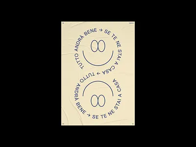 Covid Poster #6 / Everything will be fine → If you stay at home artwork artworks coronavirus covid graphic graphic design graphic design graphicdesign graphics poster poster a day poster art poster design posters typo typogaphy