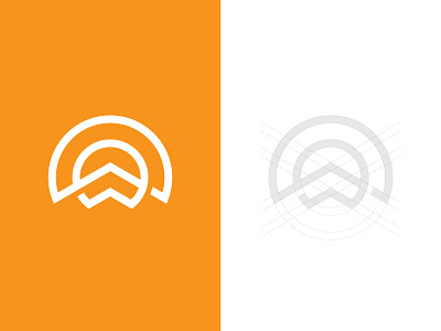 Sun and Mountain brand designer graphic designer logo designer logo for sale logo maker logoground mountain logo nature logo stock logos sun logo