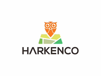 harkenco animal app artonery bird branding design icon illustration logo minimal owl owls vector