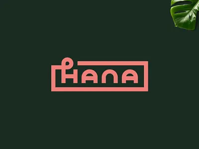 Hana Cafe & Restaurant Logo Design branding cafe cafe logo design designer illustration logo restaurant restaurant branding restaurant logo