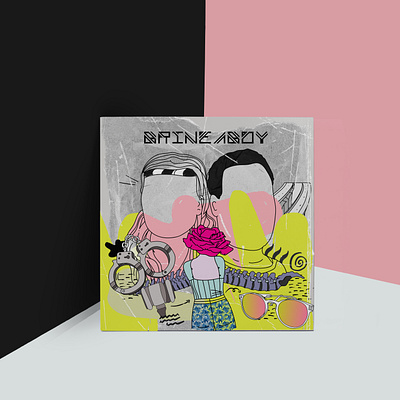 BRINEABOY ALBUM COVER album album art albumcover artwork design electronic illustration illustration art music shape typography