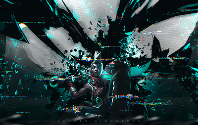 Ekko - League Of Legends Render Artwork