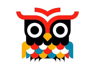 Just an Owl 2d 2d character bird bird icon bright design flat flat illustration graphic design illustrator minimal natural nature ornament owl shape simple simple design vector vector illustration