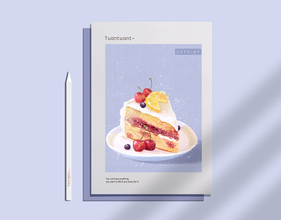 cake design illustration ui